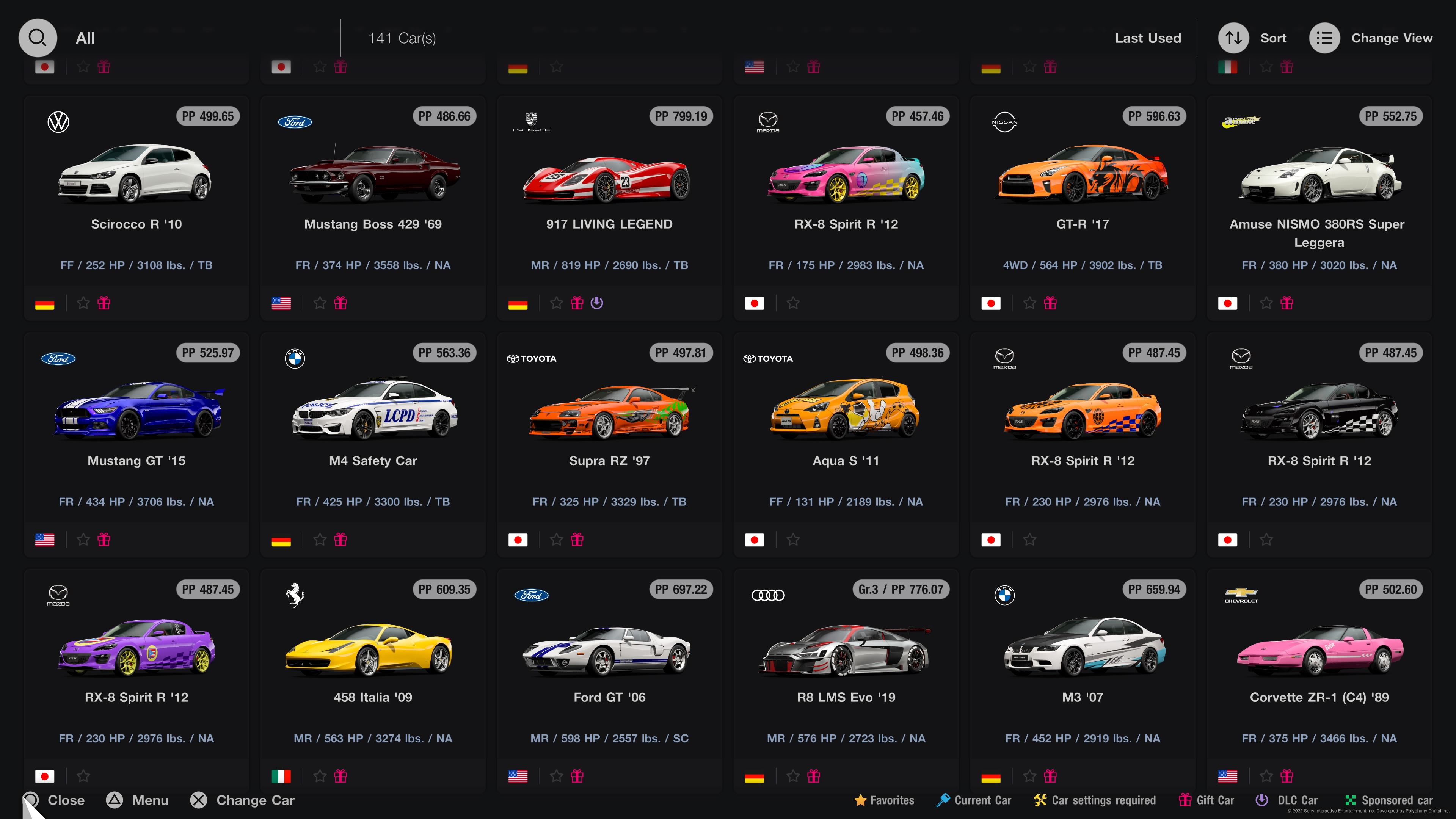 Gran Turismo 6: Lista com todos os 1197 carros